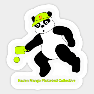 Panda Bear PickleBaller Sticker